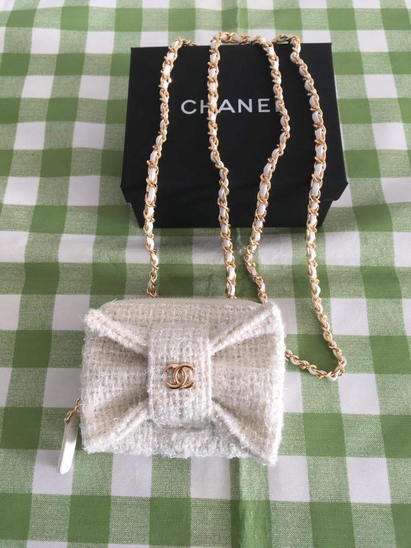 箱付き/白/ツイード ミニバッグ ミニウォレット ツイードミニショルダーバッグ[sda306] | レディースファッション通販