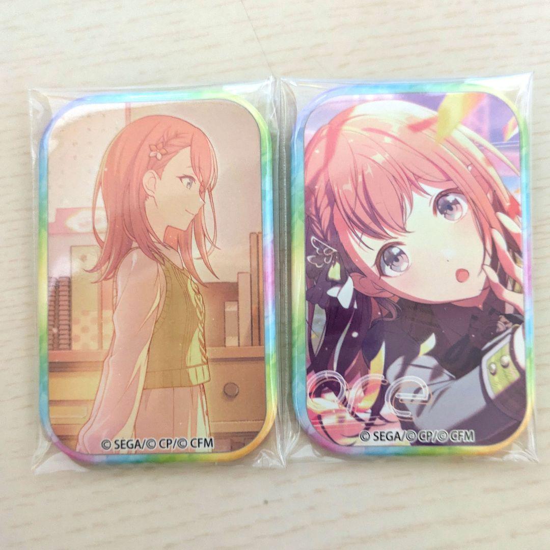 プロセカ プロジェクトセカイ 花里みのり 缶バッジ スクエア缶バッジ