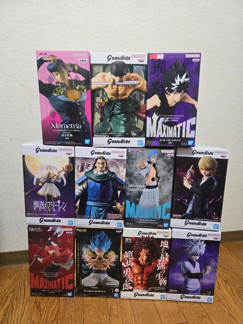 グランディスタ系多めジャンプ系人気プライズフィギュア16体　フィギュアまとめ売り