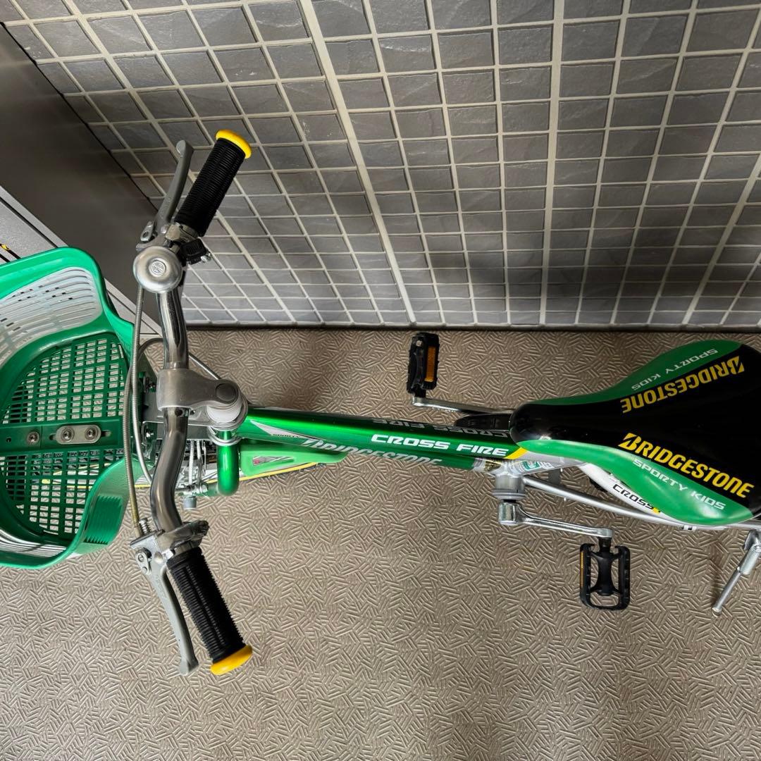 たのメル便】美品 ブリヂストン クロスファイヤーキッズ 18インチ