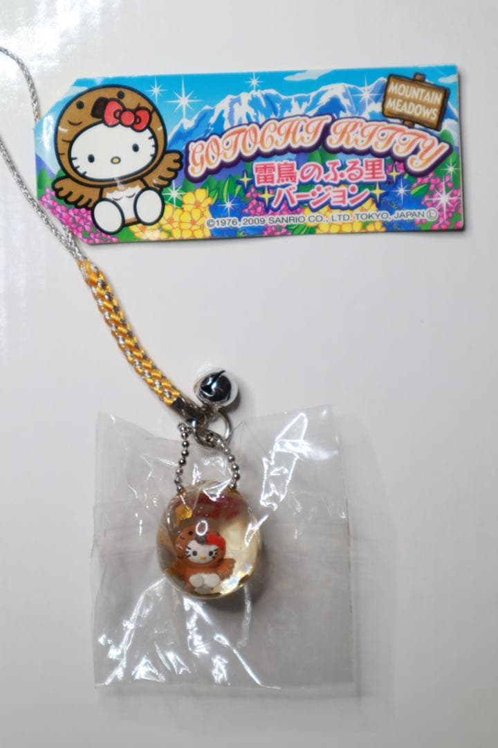 激レア【新品未使用】ご当地キティ(雷鳥のふる里) 根付け 信州限定