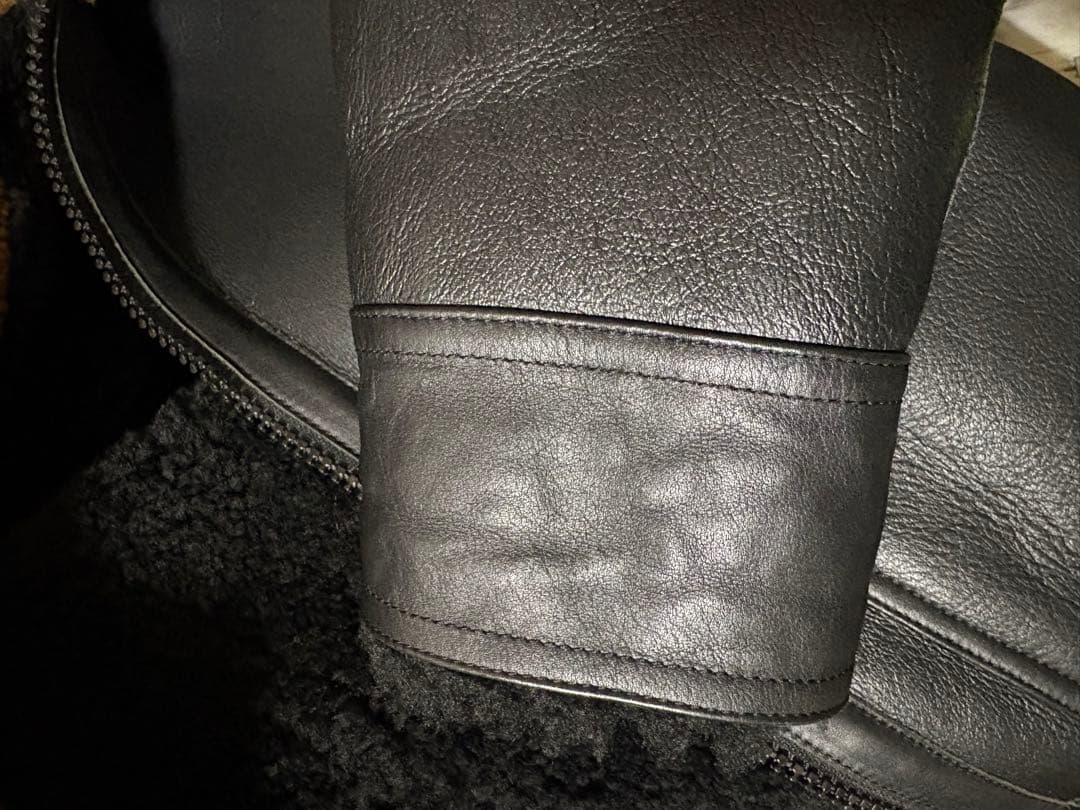 四方盆 定価34万円 AMI Alexandre Mattiussi シープレザー 極暖 四方盆