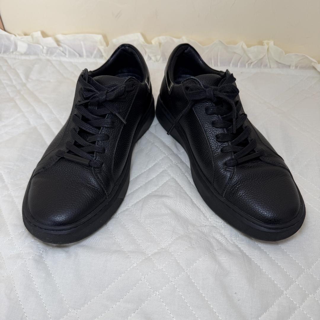 DEVICE１NERO AOURE 黒レザースニーカー（26.5cm）