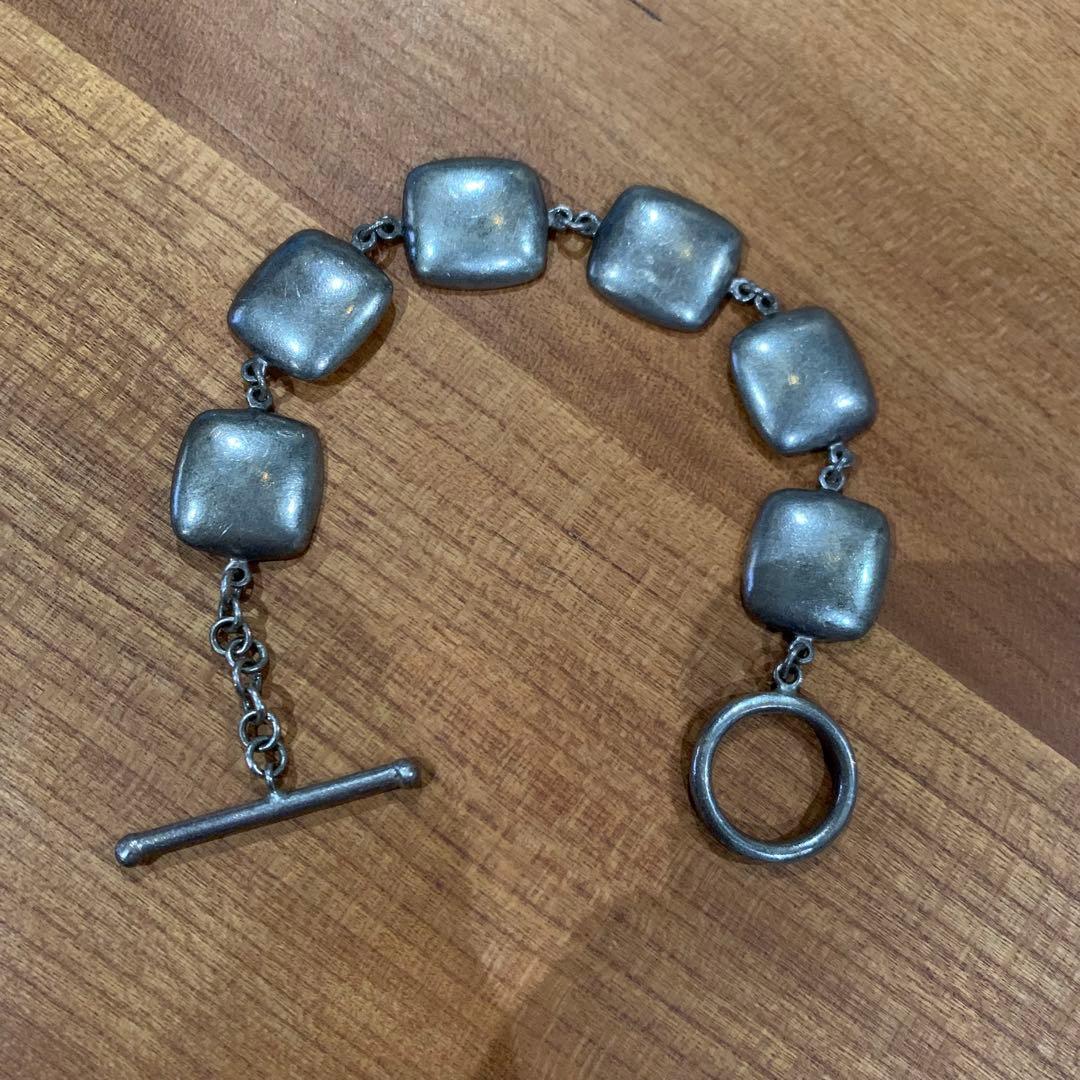 Mexico 925 ヴィンテージ　シルバー　バングル　ブレスレット　トグル