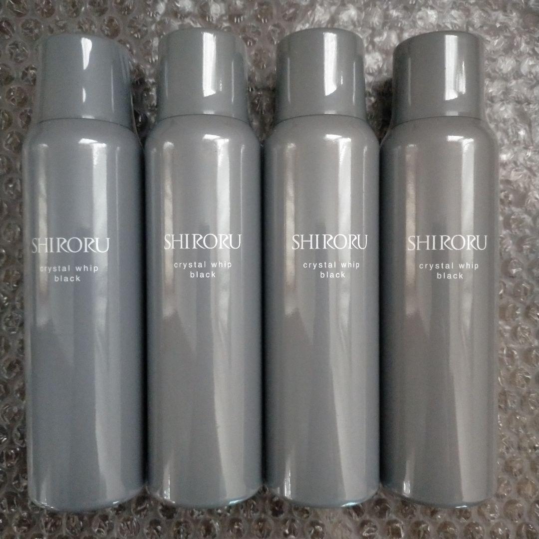 SHIRORU クリスタルホイップブラック 120g 6本 shirokuブラック6本