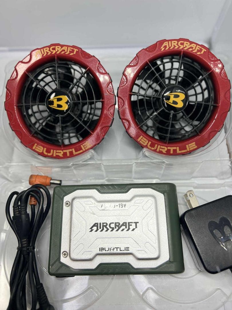 バートル　エアークラフト19v セット　空調服専用　赤