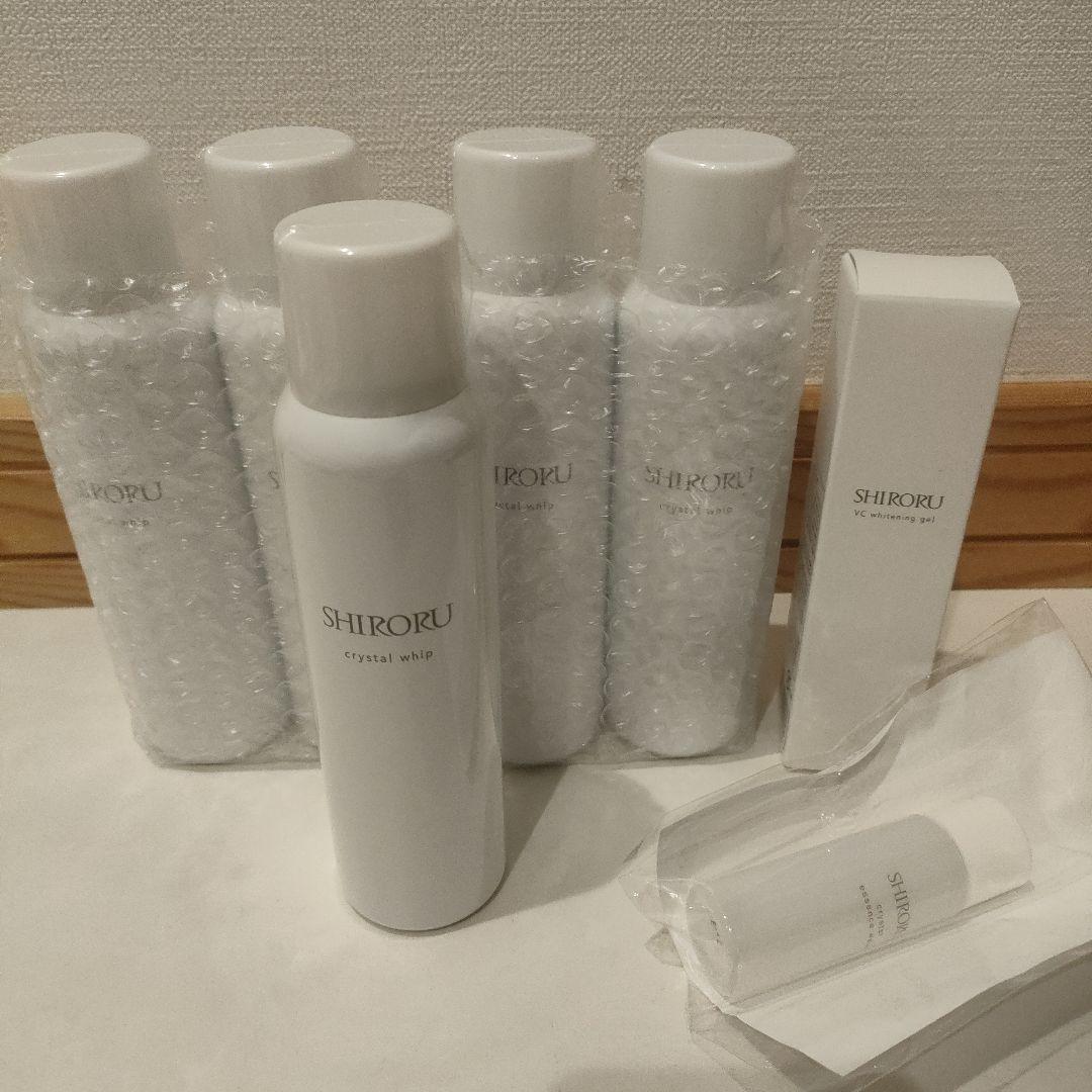 大人気✨シロル SHIRORU クリスタルホイップ 5本入り 泡洗顔他２点セット