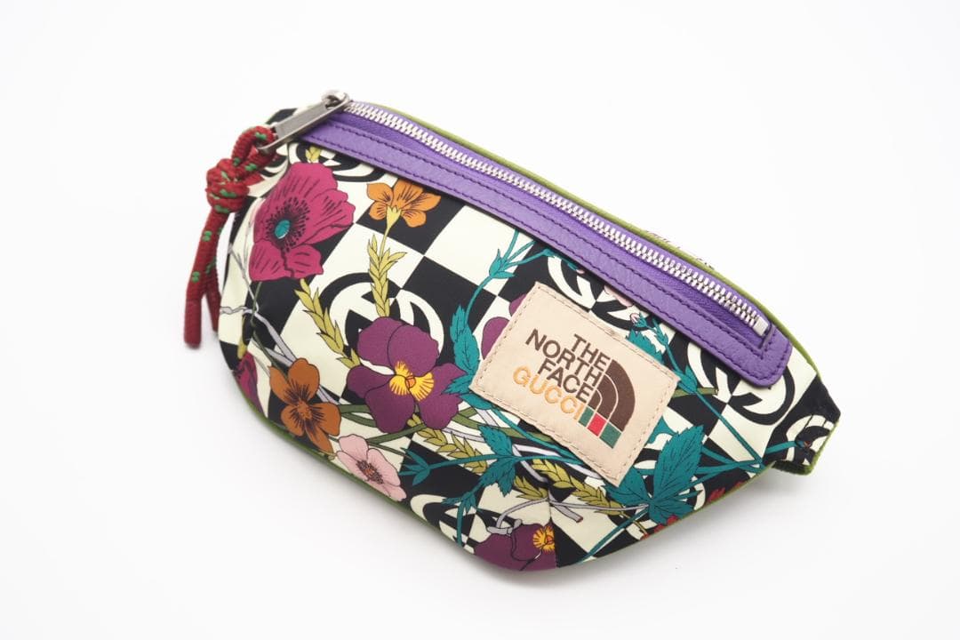 GUCCI ボディバッグ ナイロン ノースフェイスコラボ マルチカラー A
