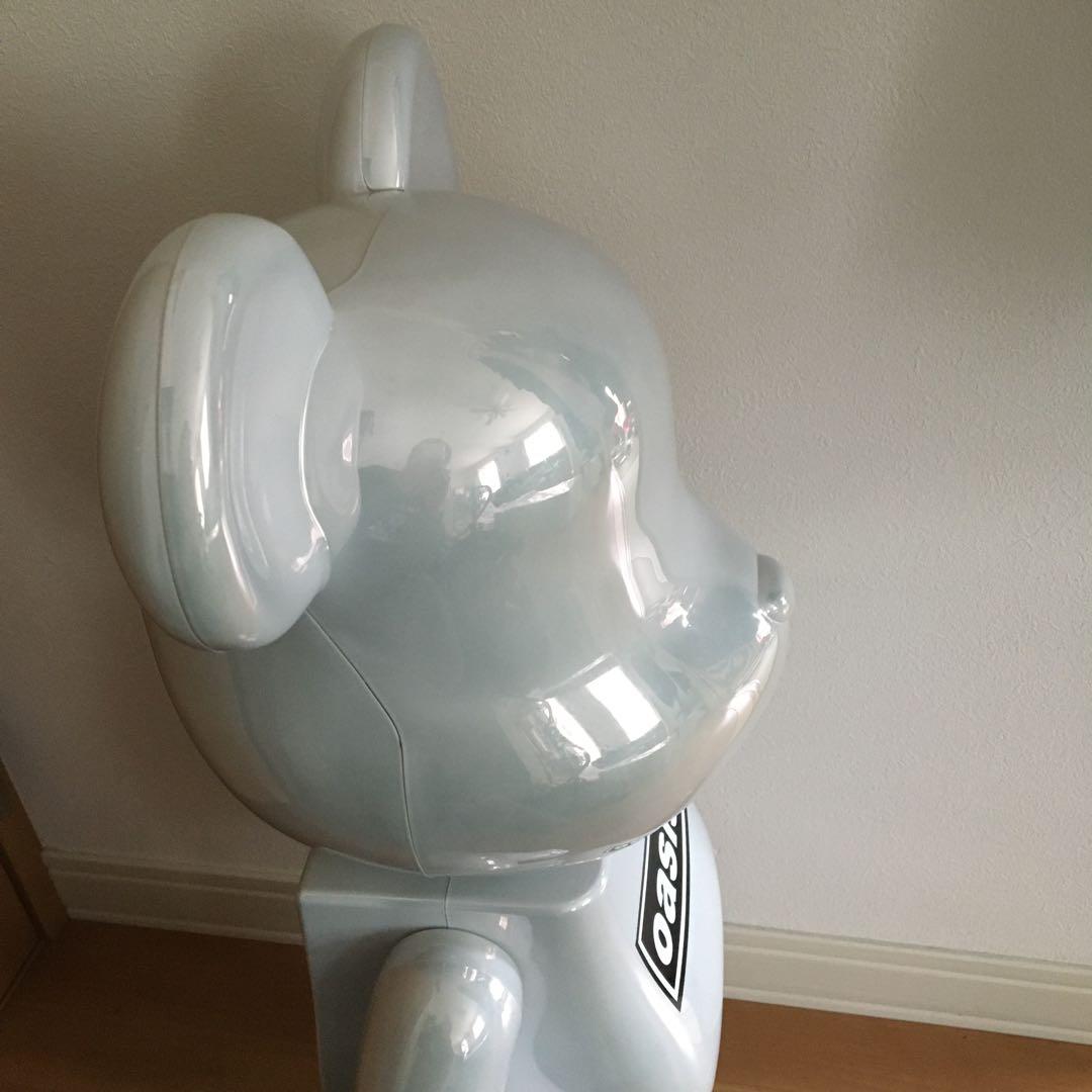 ベアブリック 1000% oasis ホワイトバージョン 美品 - メルカリ