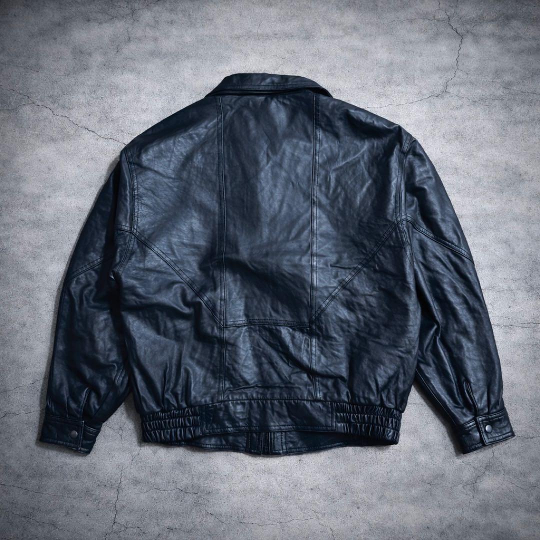羊革】90s vintage leather jacket g1 a2 - メルカリ