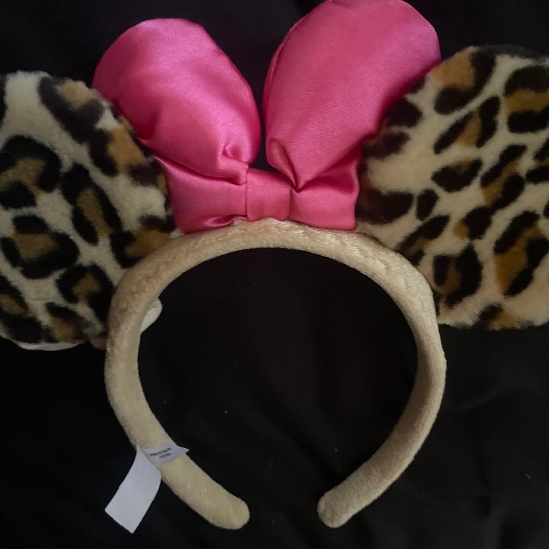 ミニー ヒョウ柄カチューシャ ディズニー レア - メルカリ