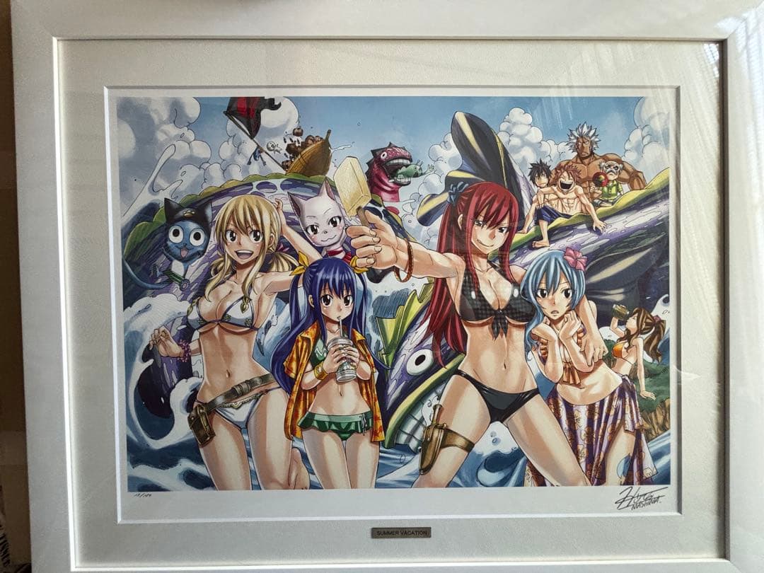 FAIRY TAIL 版画『SUMMER VACATION』　アールビバン