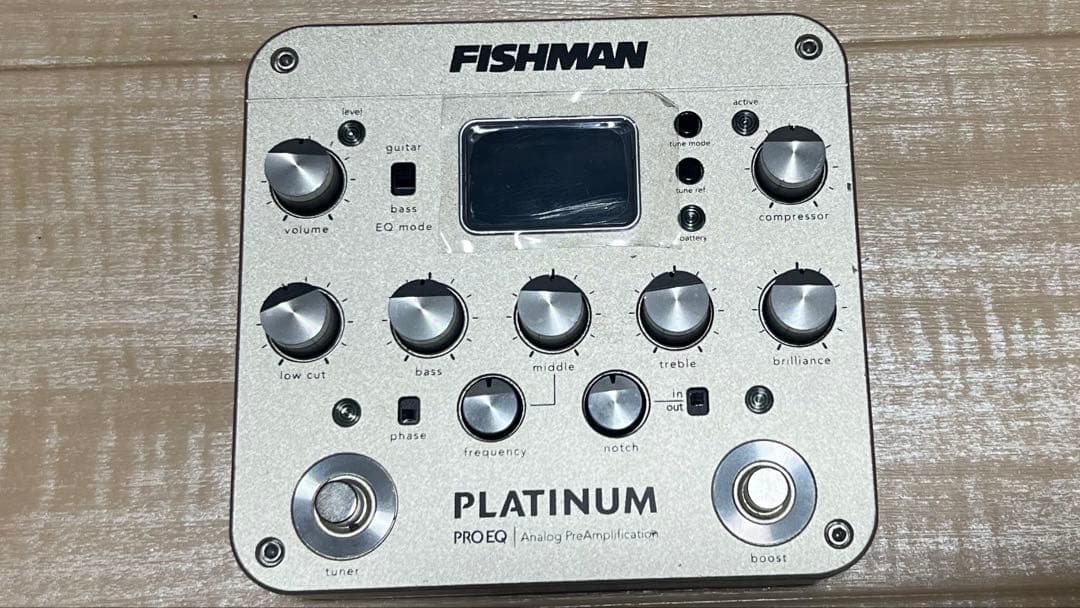ロス帰り　FISHMAN PLATINUM PRO EQ