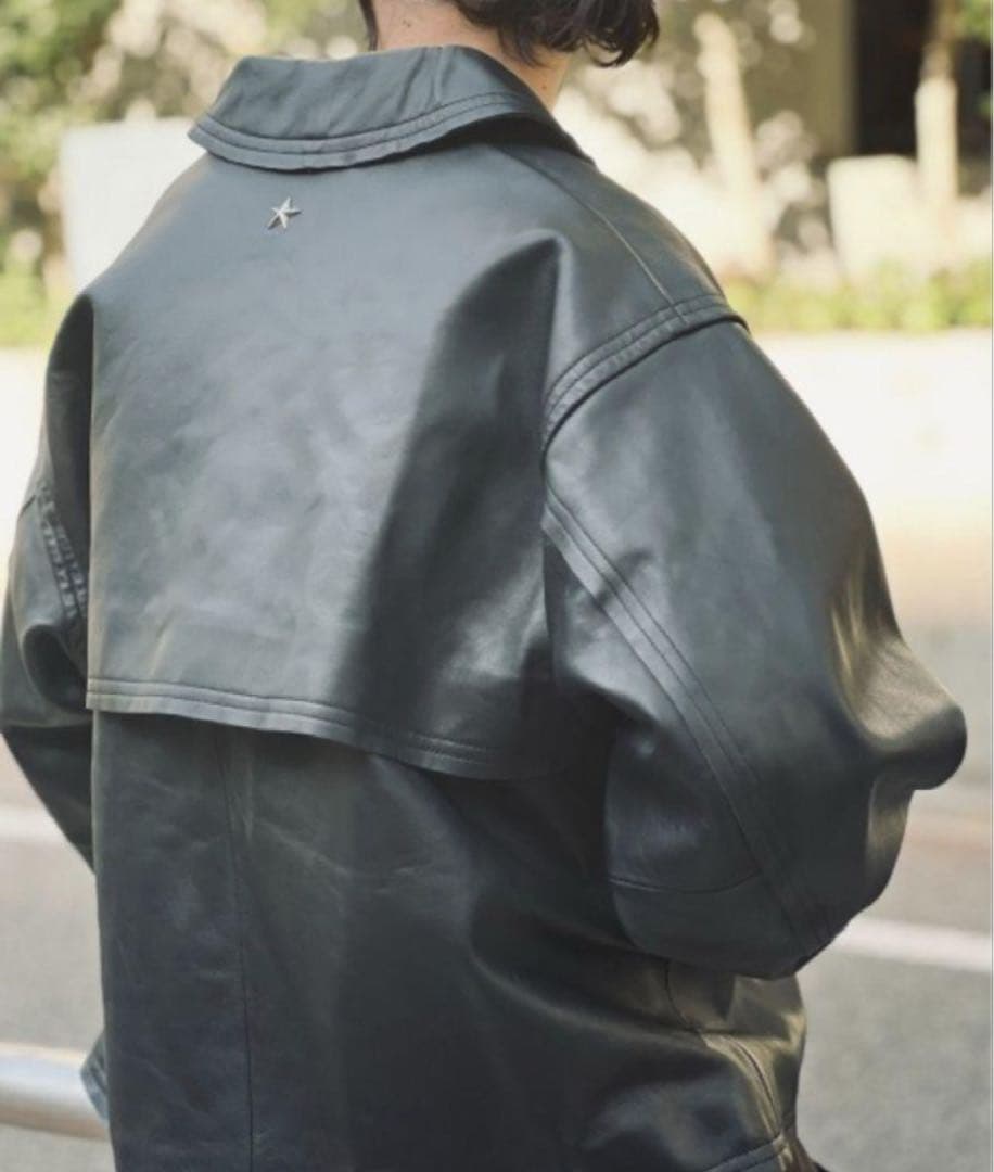 schott converse コラボ ラム レザージャケット コンバース - メルカリ