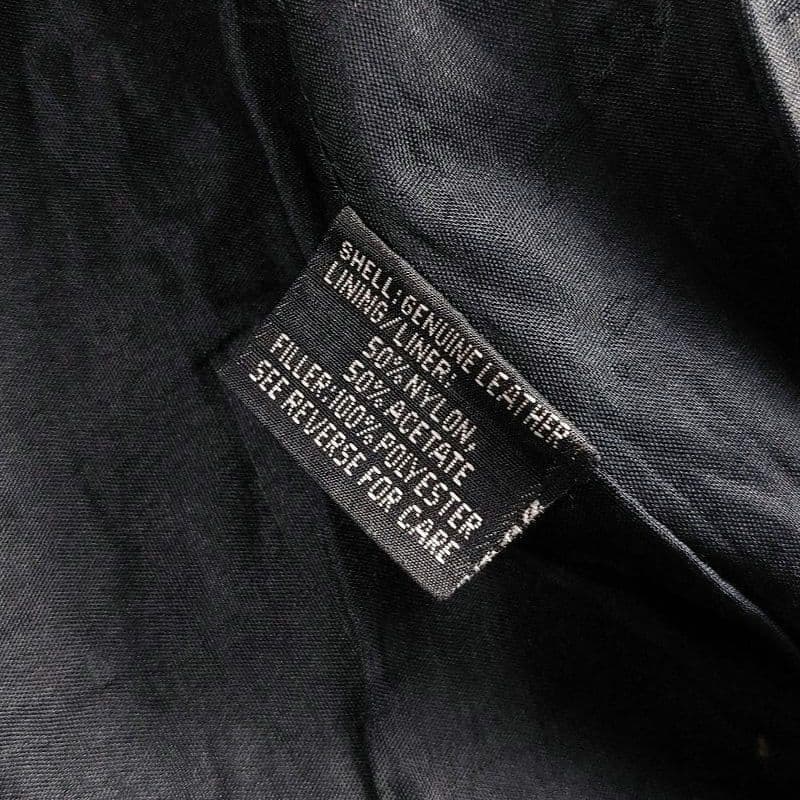 短丈 y2k archive 本革 シングルレザーライダース 90~00s 50 - メルカリ