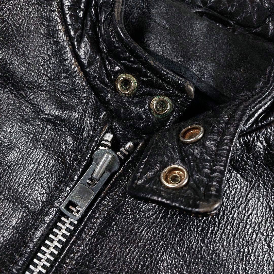 短丈 y2k archive 本革 シングルレザーライダース 90~00s 50 - メルカリ