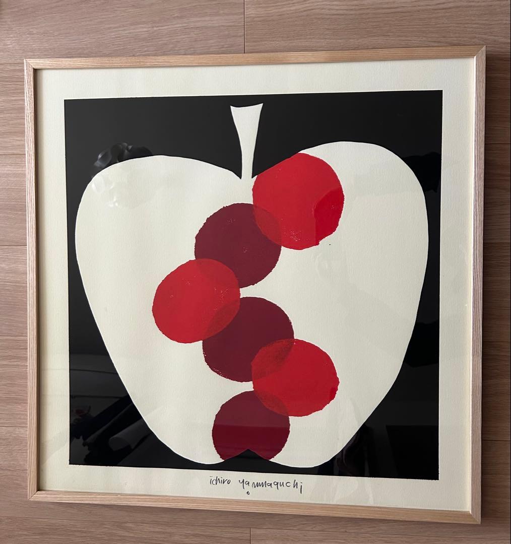 山口一郎さん　りんご　アート 山口一郎さん原画】リンゴ青｜BIGI online store - ビギ オンラインストア