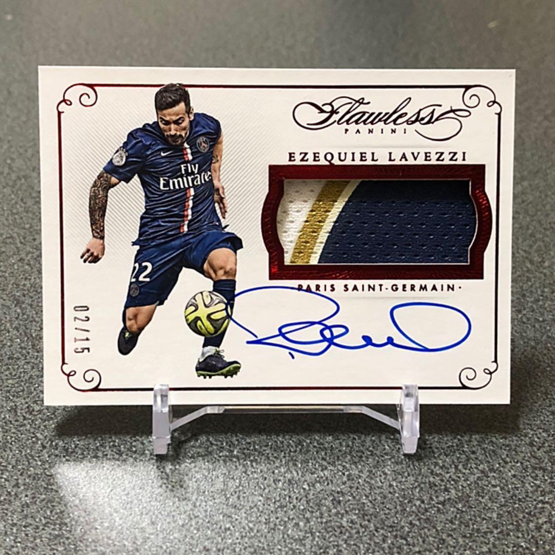 15-16 PANINI flawless ラベッシ直筆サインパッチジャージー