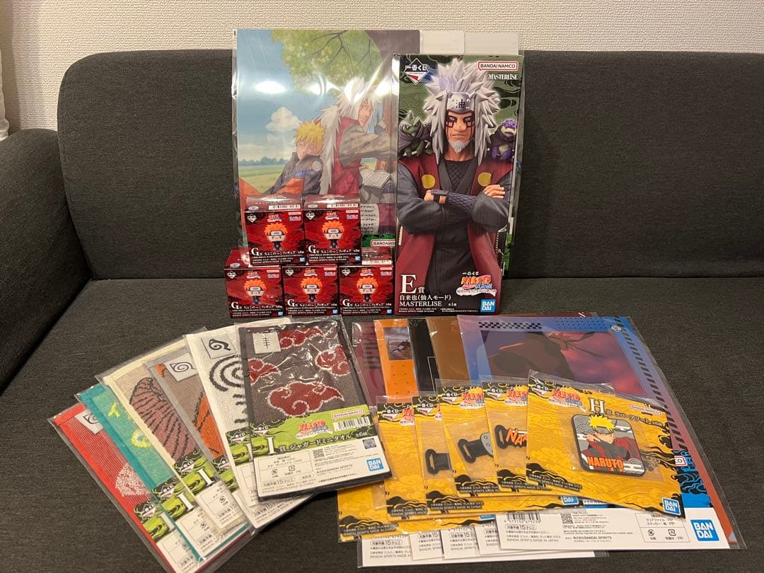 一番くじ ナルト疾風伝 輪廻の嘆きと平和の懸け橋　E賞 自来也・G賞5つ+下位賞