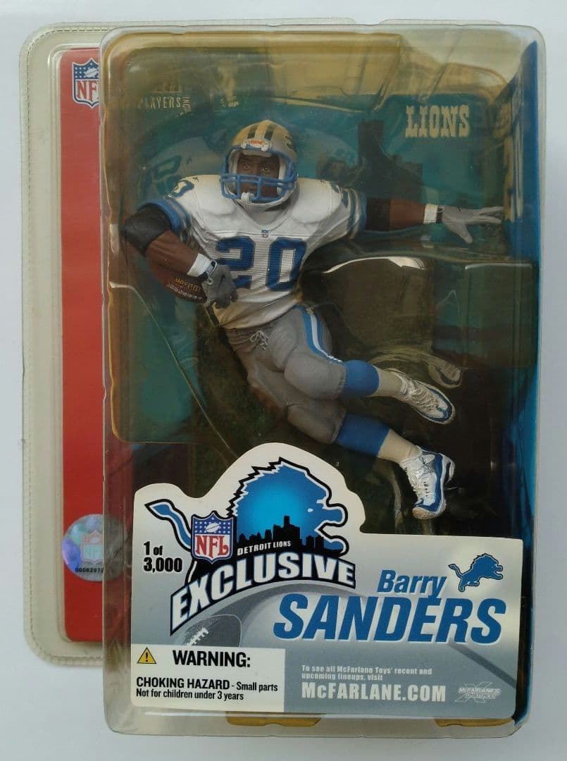 (限定品/未開封品)マクファーレンNFL バリー・サンダース 3,000体限定