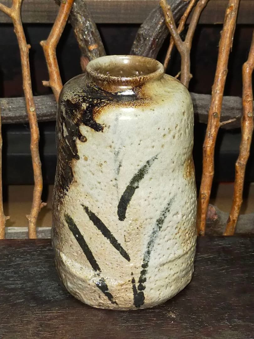 古い水差し 瀬戸 美濃 フラワーポット アンティーク 古道具 ピッチャー