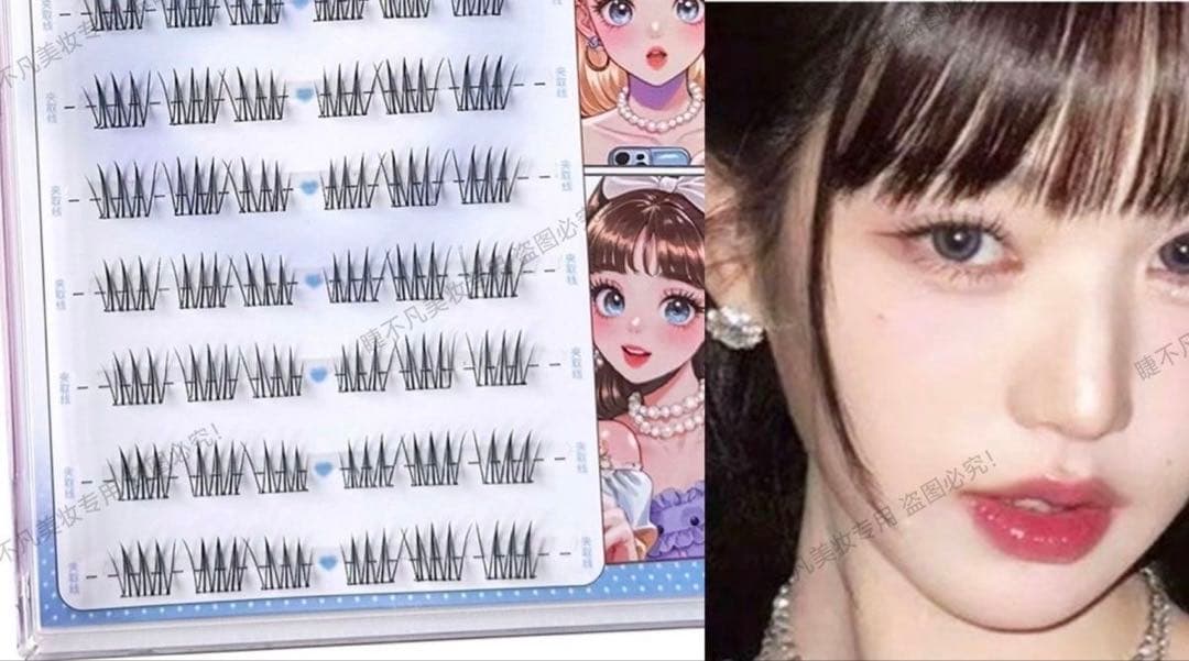 韓国人気つけまつげのり不要 初心者簡単装着立体ナチュラル魅力UP まつげ美人