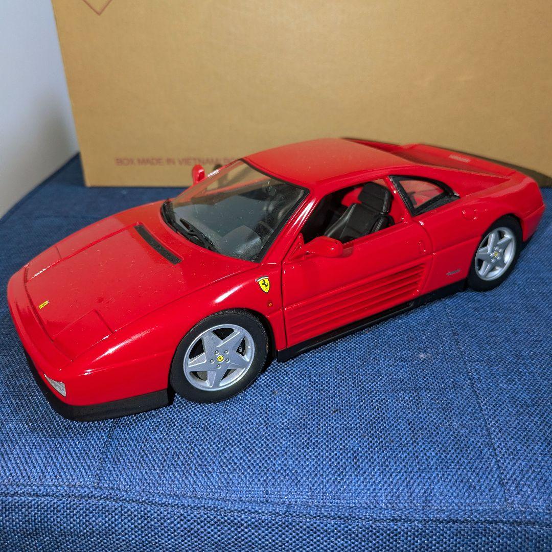 Ferrari 348 1/18　ホットウィール　箱無 Amazon.com: 1989 Ferrari 348 TB Yellow Elite Edition 1/18 Diecast
