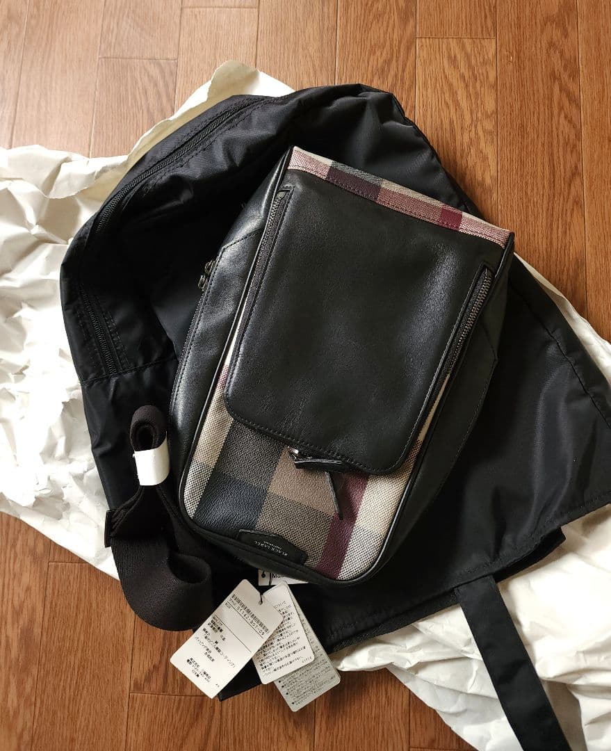 新品未使用 ブラックレーベル　クレストブリッジ 高級ボディバッグ