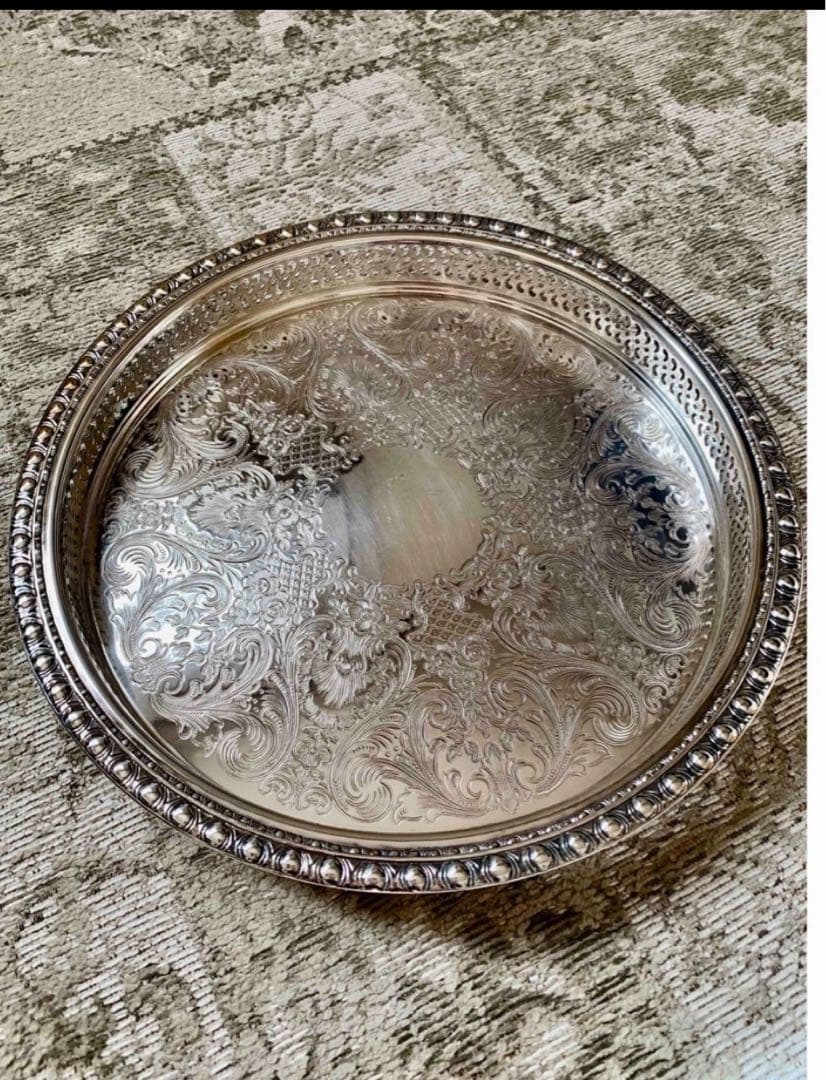 米国製　シルバートレー　アンティーク　ヴィンテージ