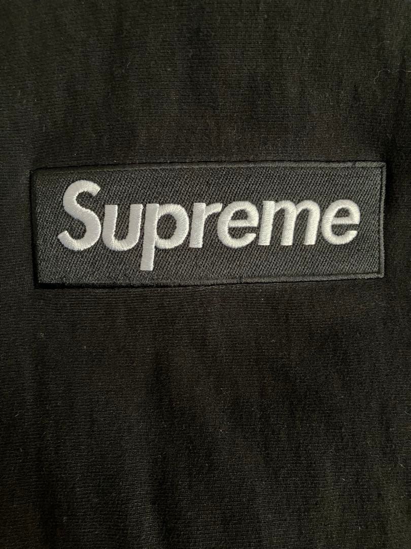 《美品》シュプリーム　SUPREME ボックスロゴパーカー21FW ブラック　M