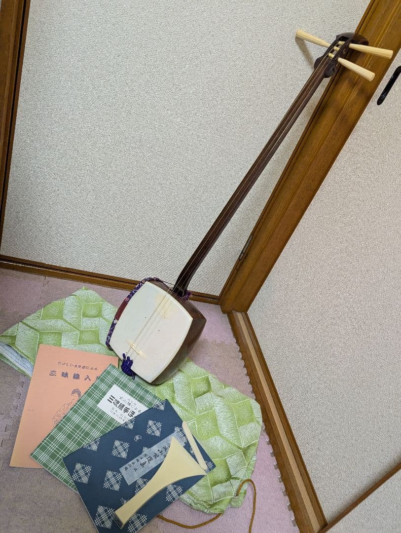 三味線　長唄？　皮両面正常