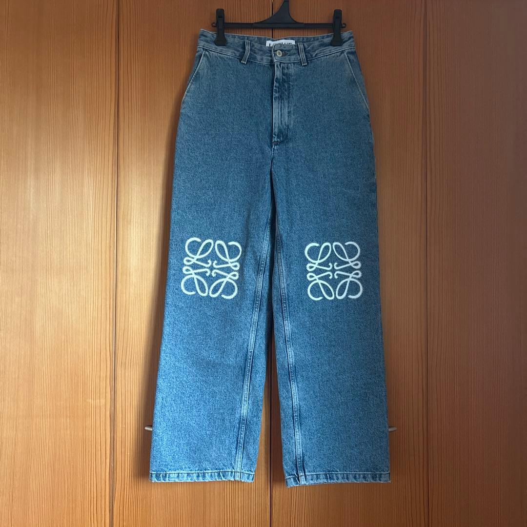 LOEWE ロエベ アナグラムバギーパンツ　デニムパンツ サイズ36