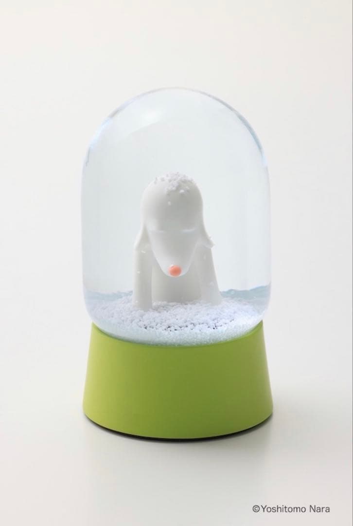 【新品未開封】　奈良美智　あおもり犬　スノードーム