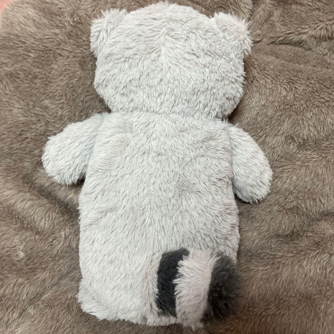 ニトリ Nウォームヌイグルミ アライグマ Q S あったかぬいぐるみ