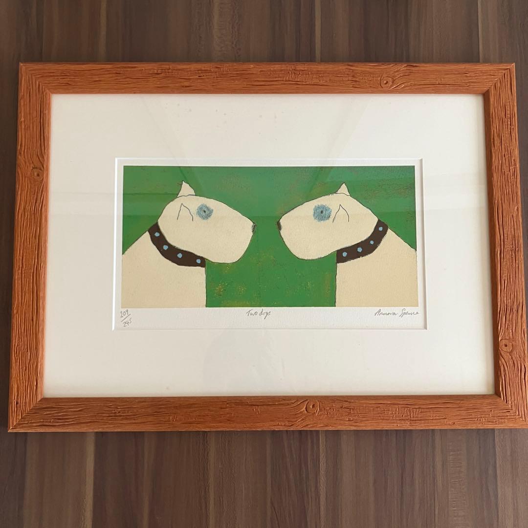 ★アノラ・スペンス　ANNORA SPENCE ツー・ドッグス　2匹の犬