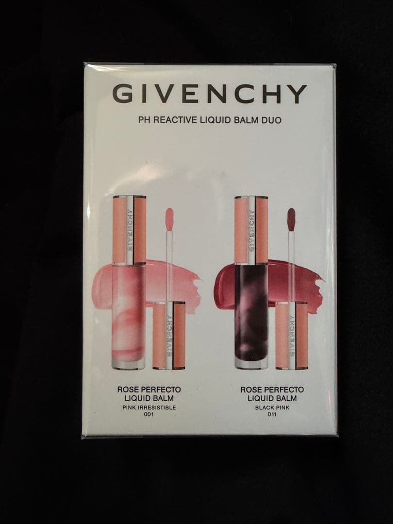 ジバンシー　ローズ・パーフェクト・リキッド リップ バームセット　001 011