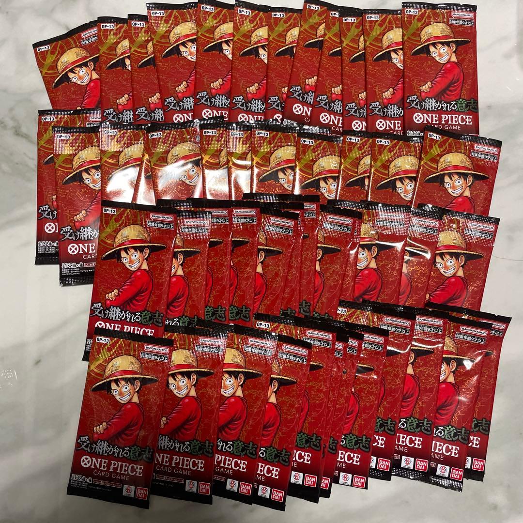 未開封ワンピース トレーディングカード 48パック - メルカリ