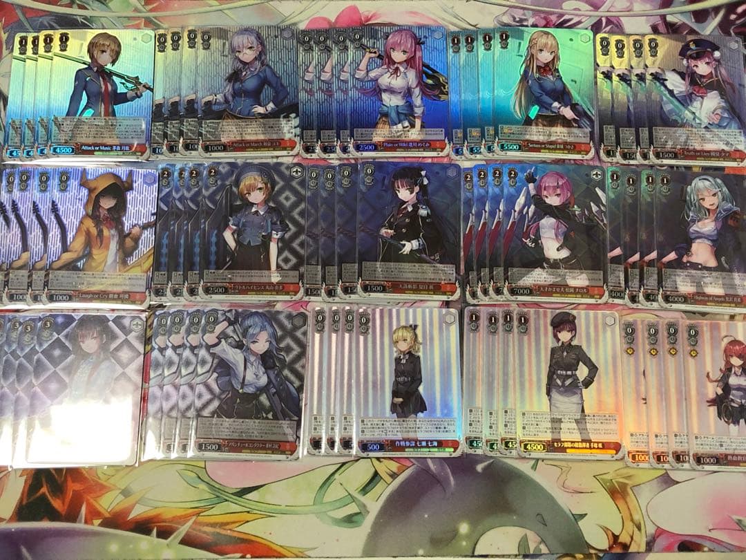 ヴァイスシュヴァルツ ヘブンバーンズレッド  赤色　SR  15種　4コン