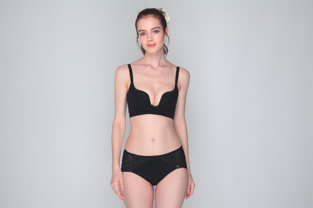 reotrico 　Mサイズ 黒ノンワイヤー　2枚セット　ナイトブラ