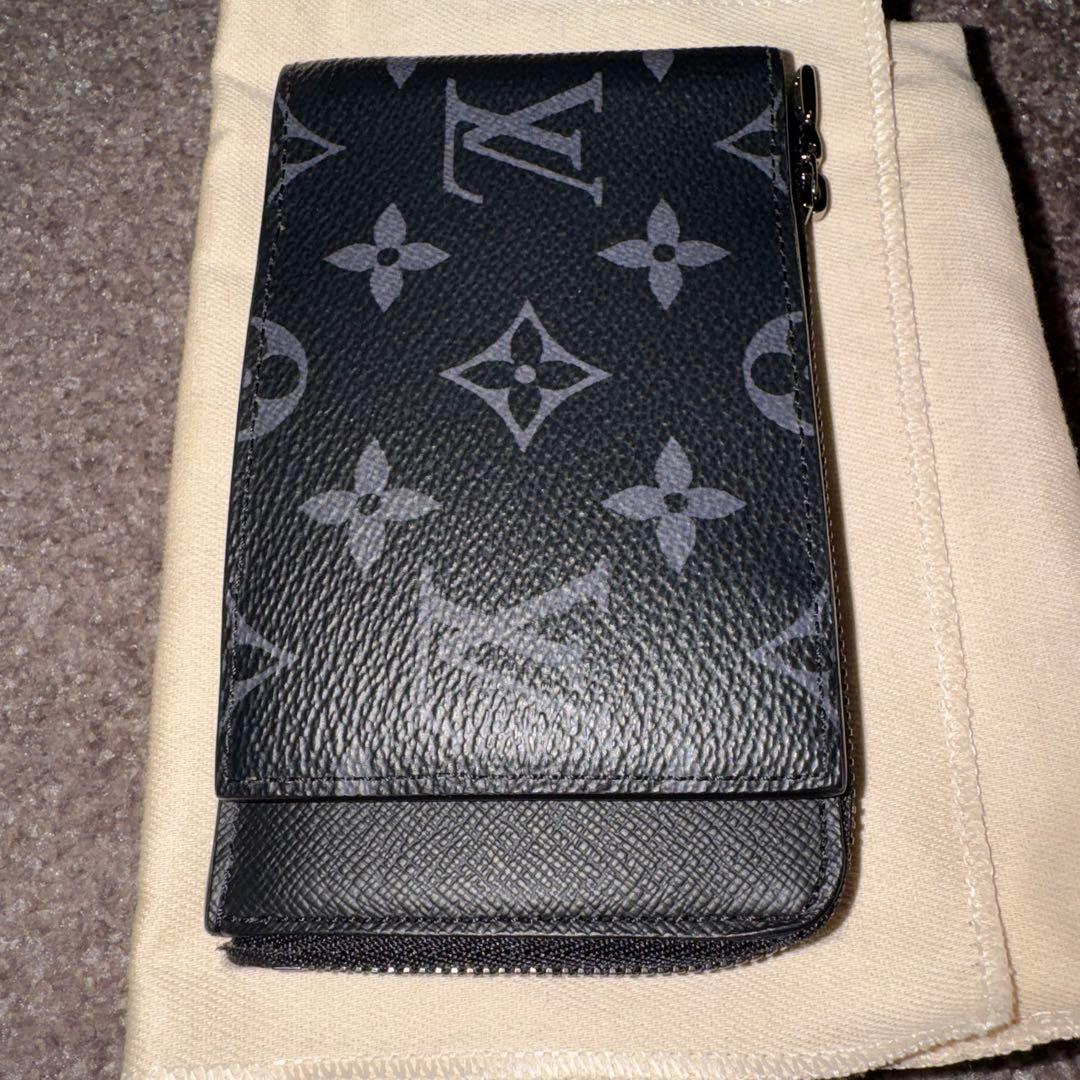 ルイヴィトン モノグラム エクリプス ハイブリッドウォレット 黒