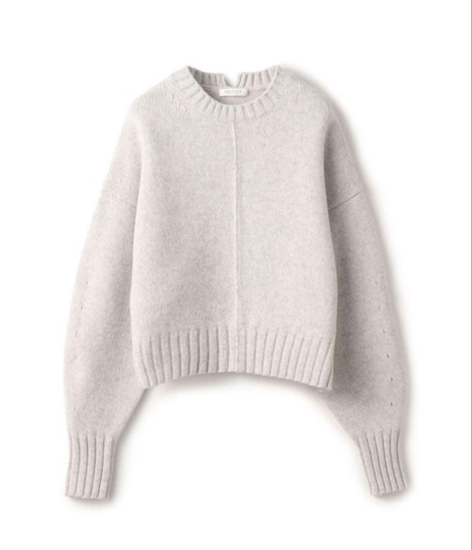 TOMORROWLAND マカフィー　ラムカシミヤ クルーネックプルオーバー