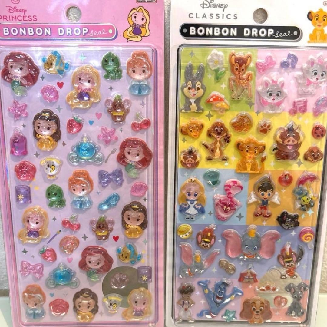 【早い者勝ち】ディズニープリンセス＆クラシック　ボンボンドロップシール　正規品