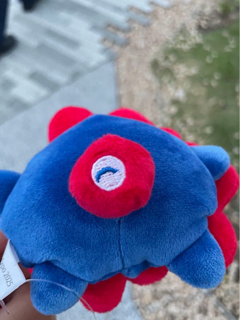 ミャクミャク もっちりぬいぐるみ ロールお手玉 マスコット ニコニコ