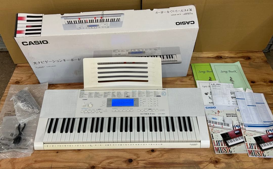 CASIO カシオ光ナビゲーションキーボード　HIKARI　LK-221 LK-221 - 光ナビゲーションキーボード - 電子楽器 - CASIO