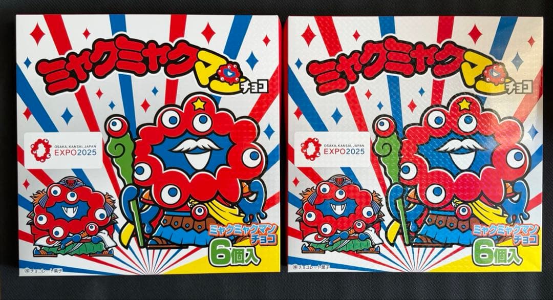 新品・未開封 ミャクミャクマンチョコ ビックリマン 2箱セット - メルカリ