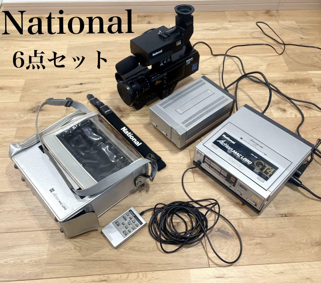 National ビデオカメラ ビデオデッキ AC アダプター リモコン