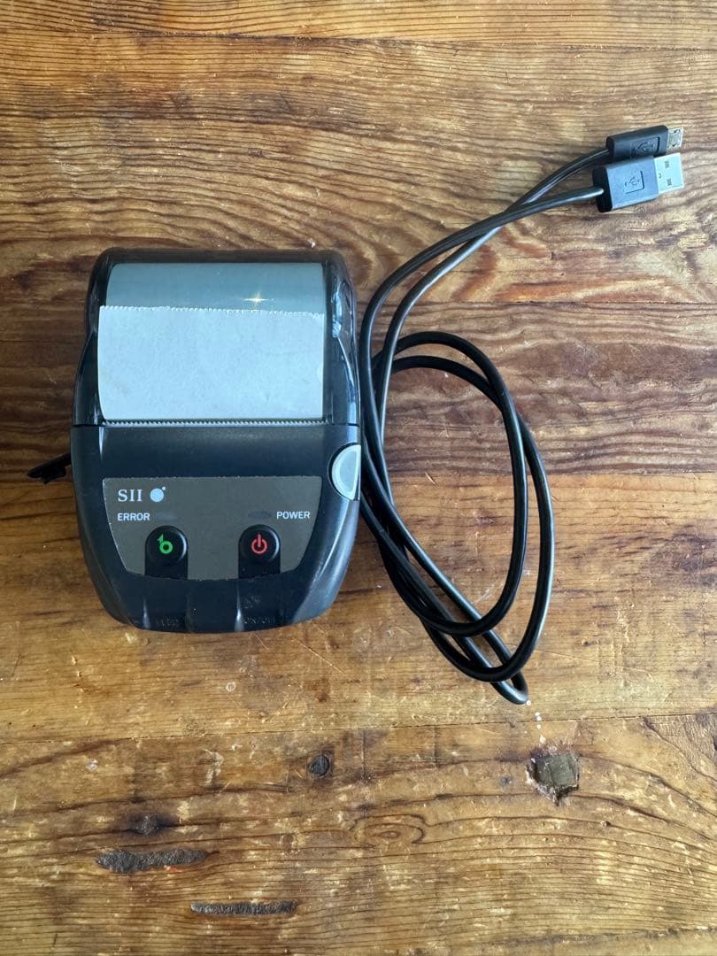 SEIKOセイコー SII MP-B20サーマルプリンター 感熱ロール紙付き