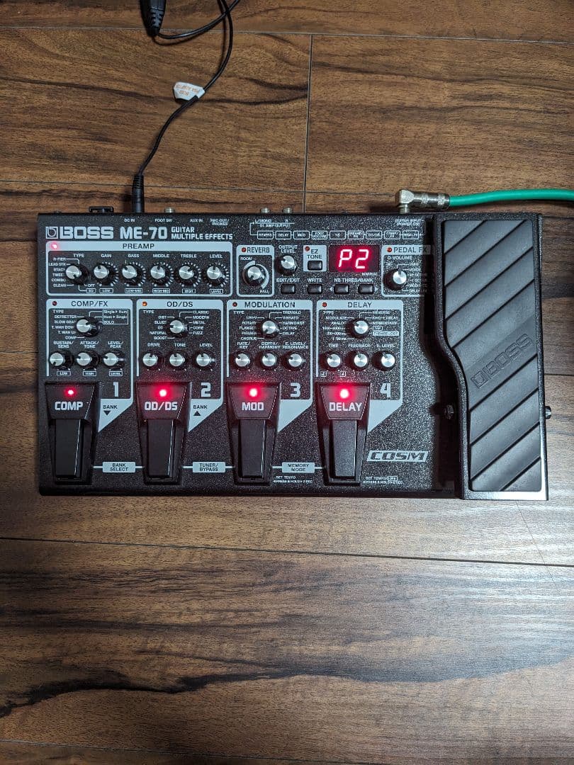 BOSS ME-70 ギターエフェクター アダプター付き