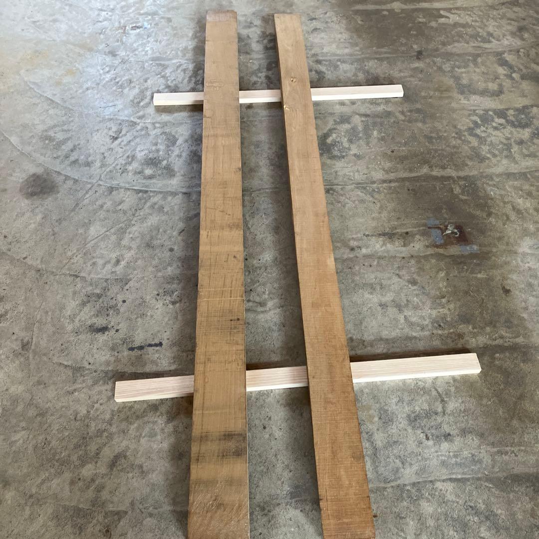 栗材　貴重　節少ない　乾燥済み