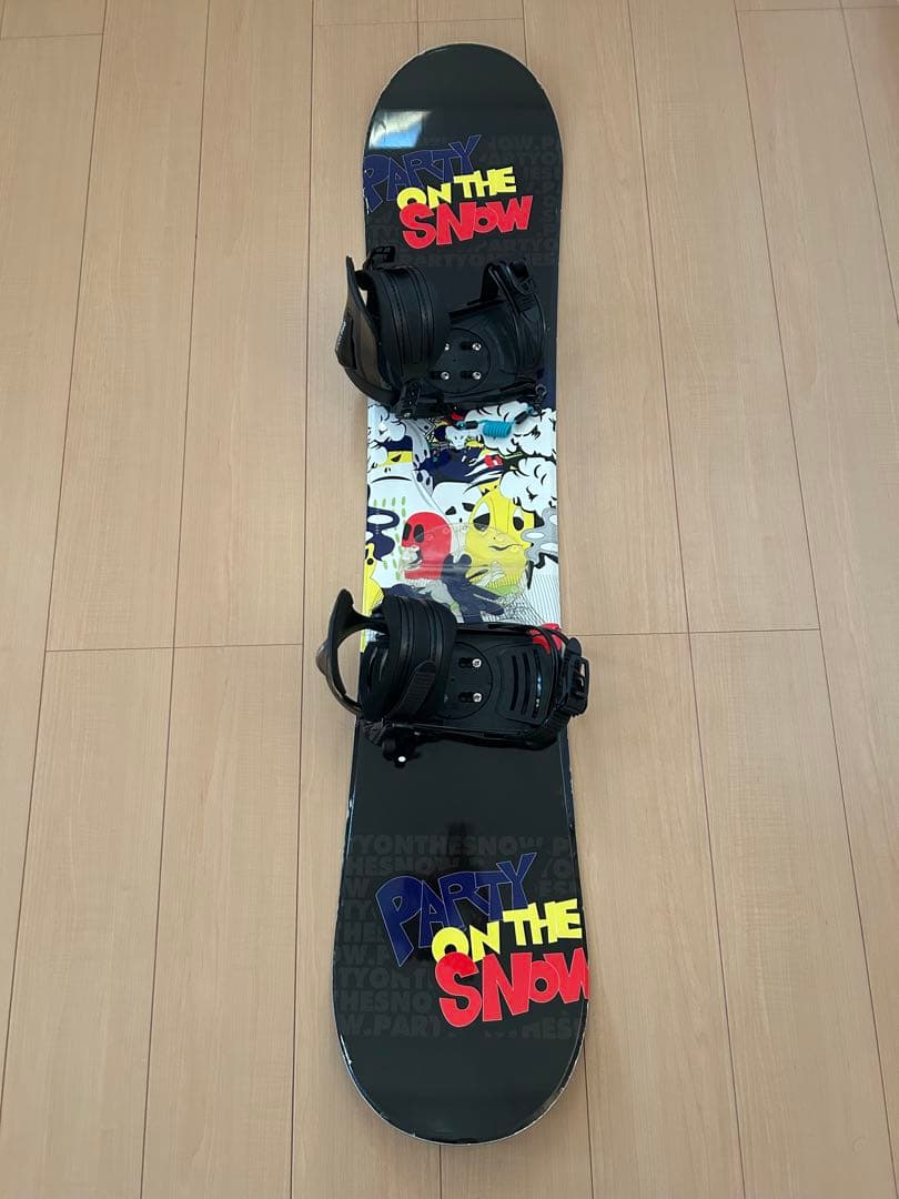 PARTY ON THE  スノーボード ビンディング付き 140cm